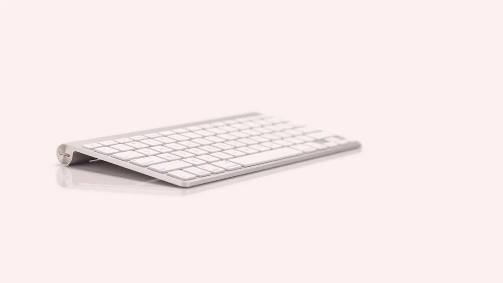 Best portable keyboard foldable bluetooth keyboard on desk for digital nomads