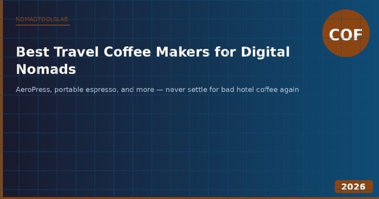Best Travel Coffee Makers for Digital Nomads - real test review for digital nomads