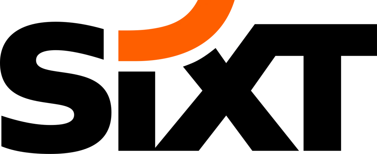 Sixt premium car rental service official brand logo