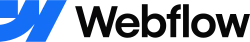 Webflow visual website builder official brand logo