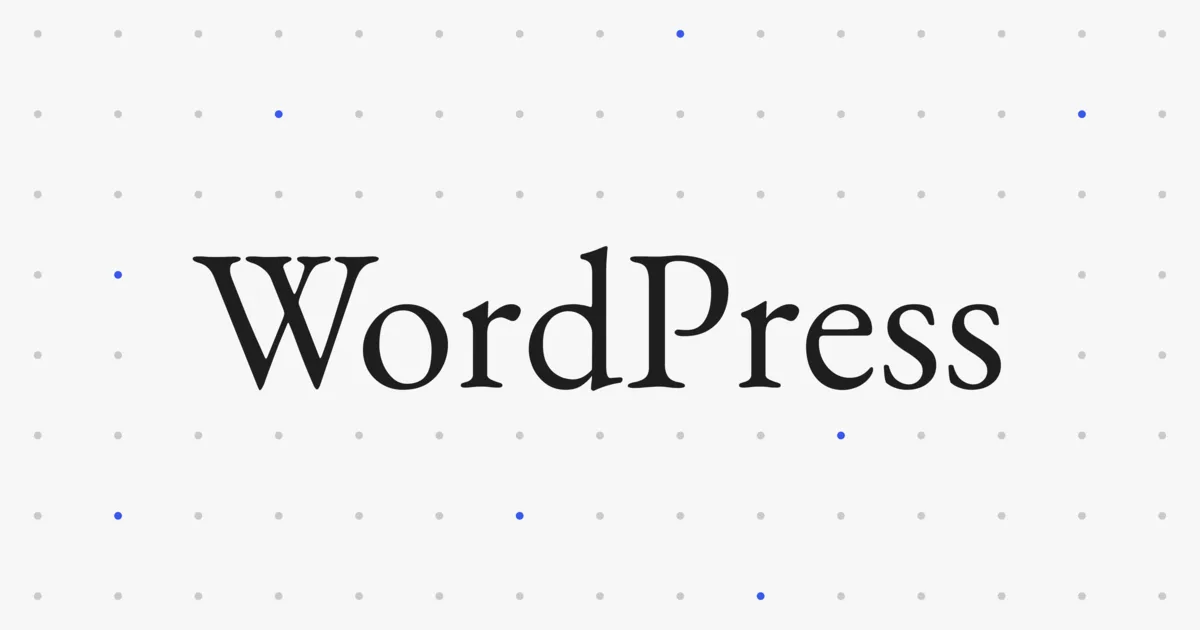 WordPress open source content management system homepage