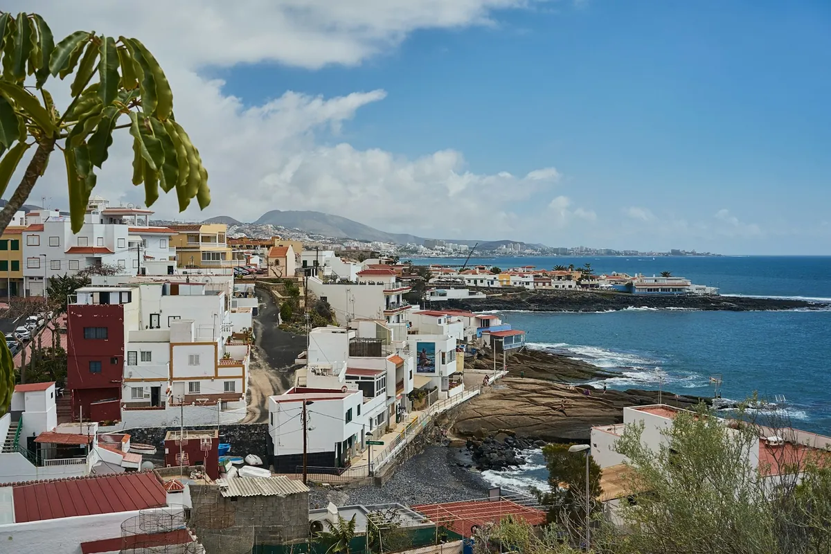 Costa Adeje resort town on Tenerife's south coast