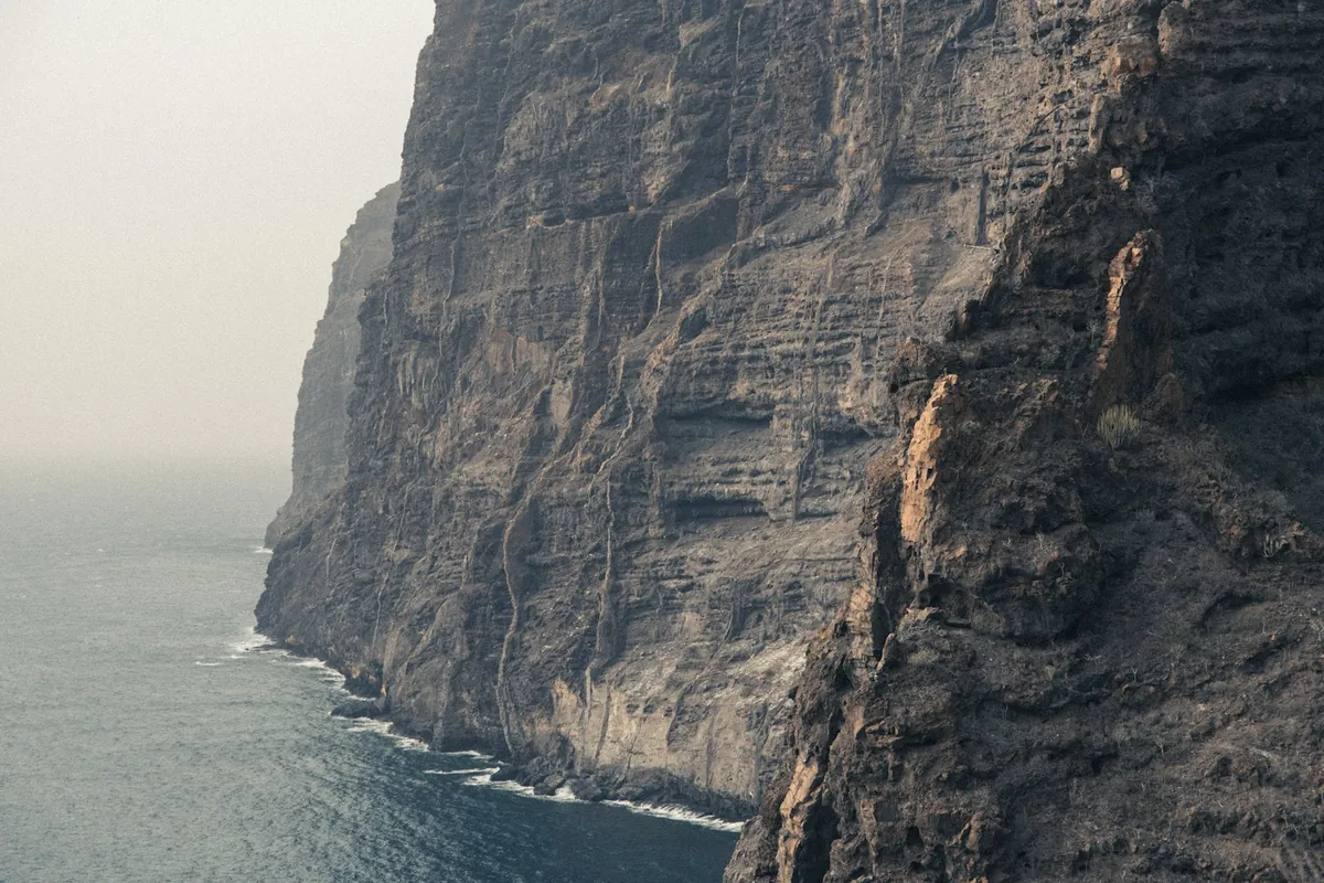 The Los Gigantes cliffs on Tenerife's west coast