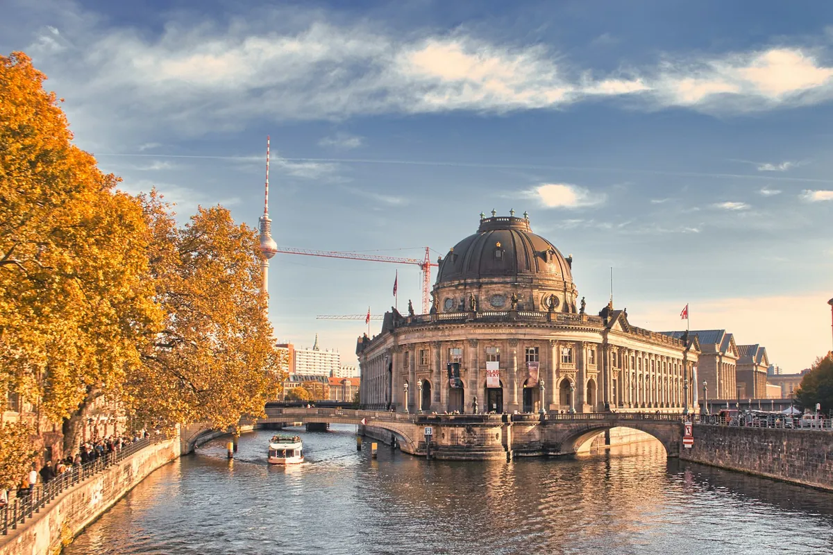 Museum Island on the Spree river in Berlin