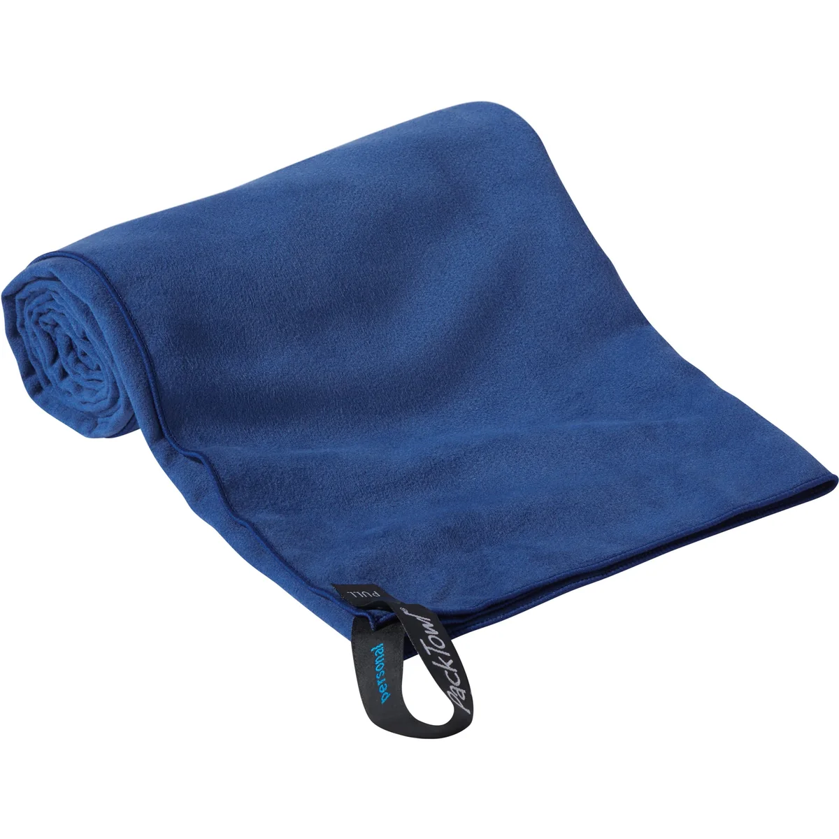 PackTowl Personal Schnelltrockentuch aus Mikrofaser, aufgerollt mit Clip