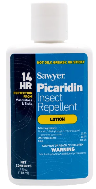 Bottle of Sawyer 20% Picaridin insect repellent lotion