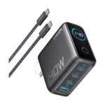 Anker 140W GaN-oplader met 4 poorten en smart display