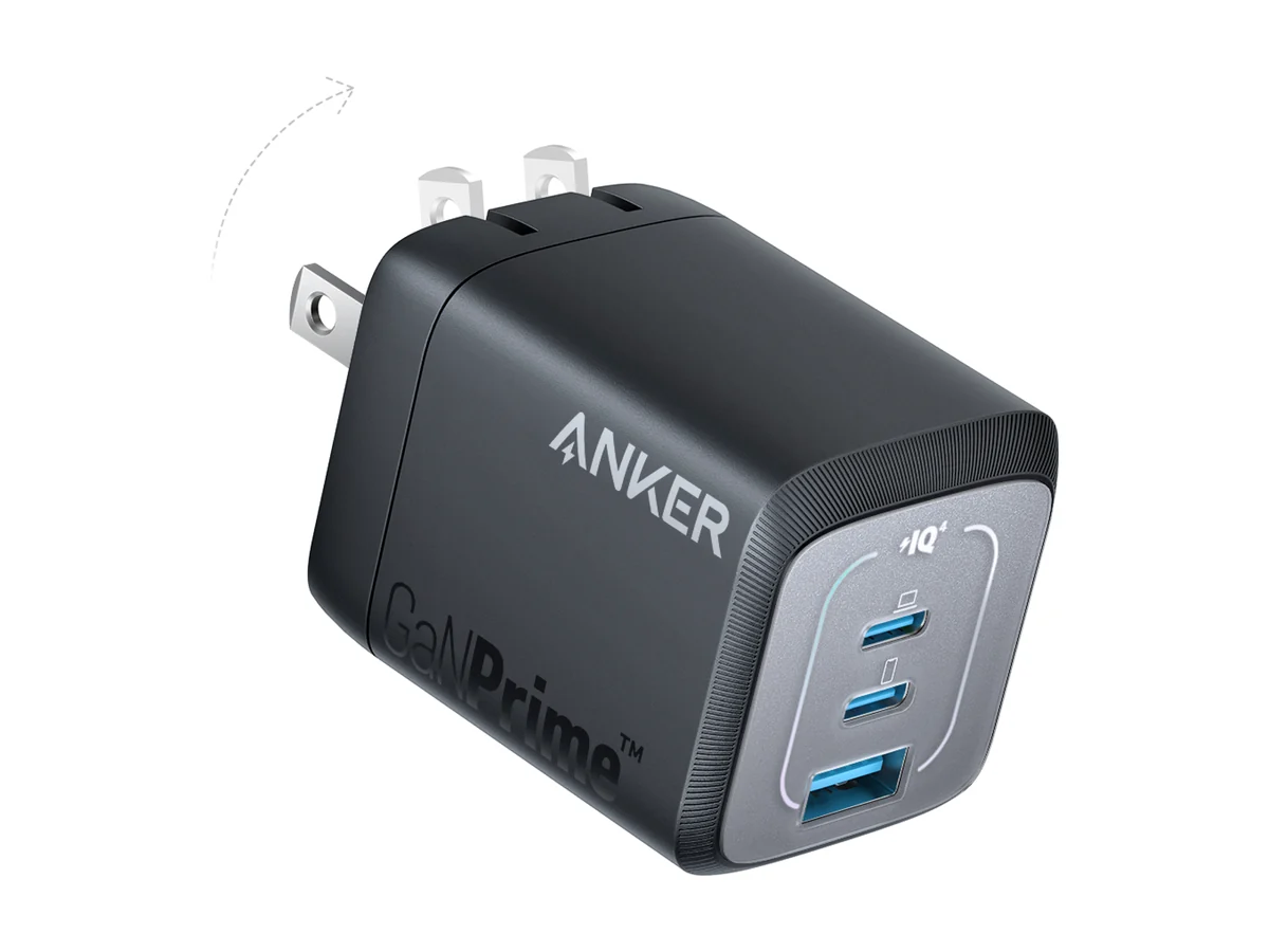 Anker Prime 67W GaN-oplader met 3 poorten