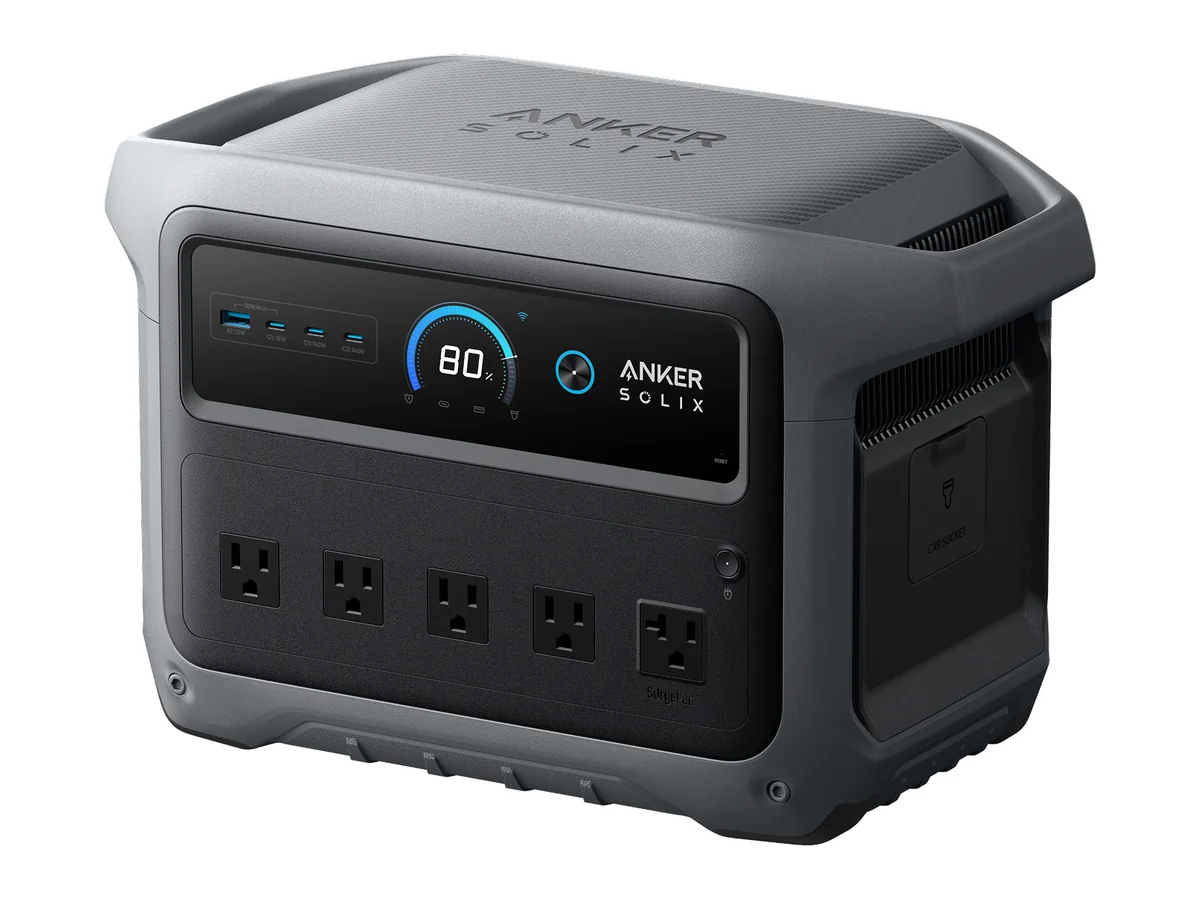 Anker SOLIX C1000 Gen 2 portable power station, front view