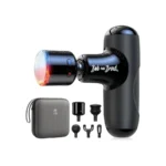 Bob and Brad Q2 Pro Mini massagepistool met bijbehorende tas en koppen