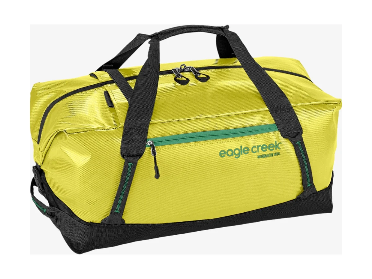 Eagle Creek Migrate Duffel 60L in geel