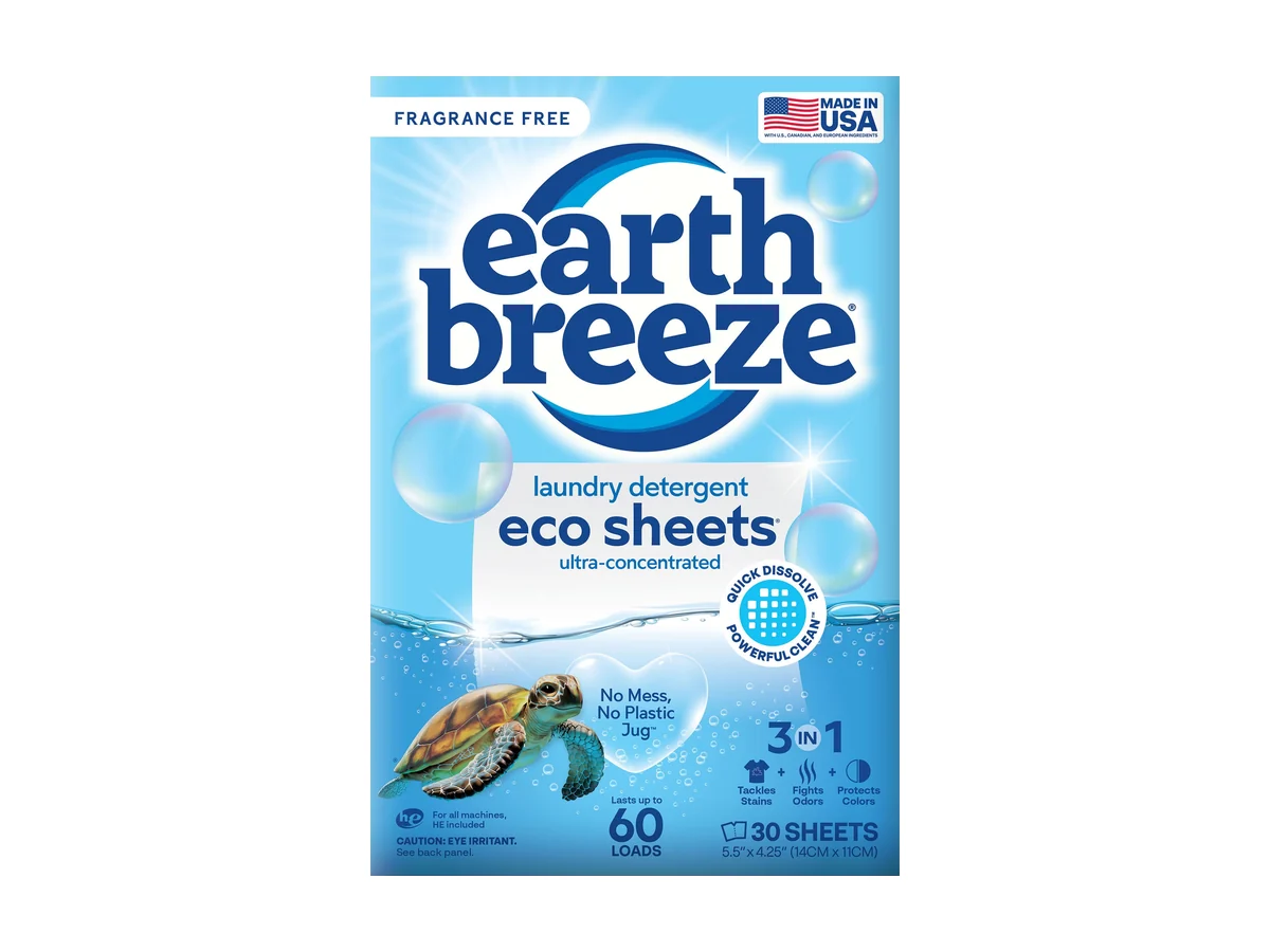 Doos Earth Breeze wasmiddel sheets, geurvrij