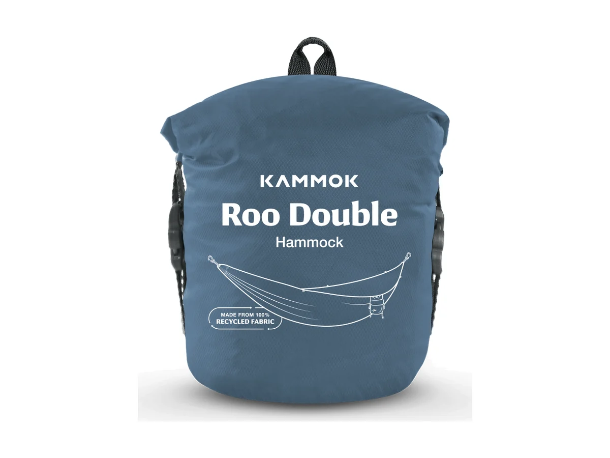 Kammok Roo Double hangmat ingepakt in de opbergzak