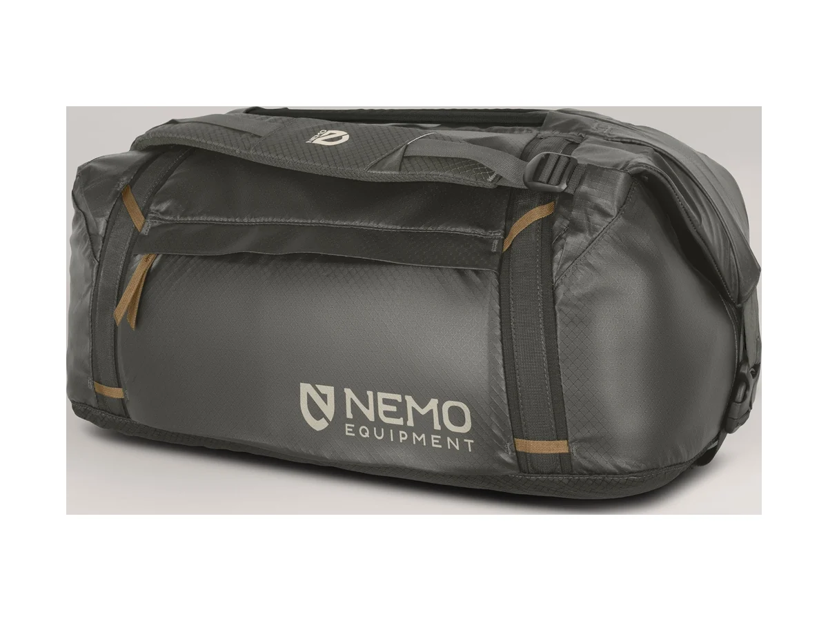NEMO Double Haul Duffel 55L in grijs