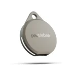 Pebblebee Clip 5 Bluetooth tracker with a key ring loop and a USB-C port