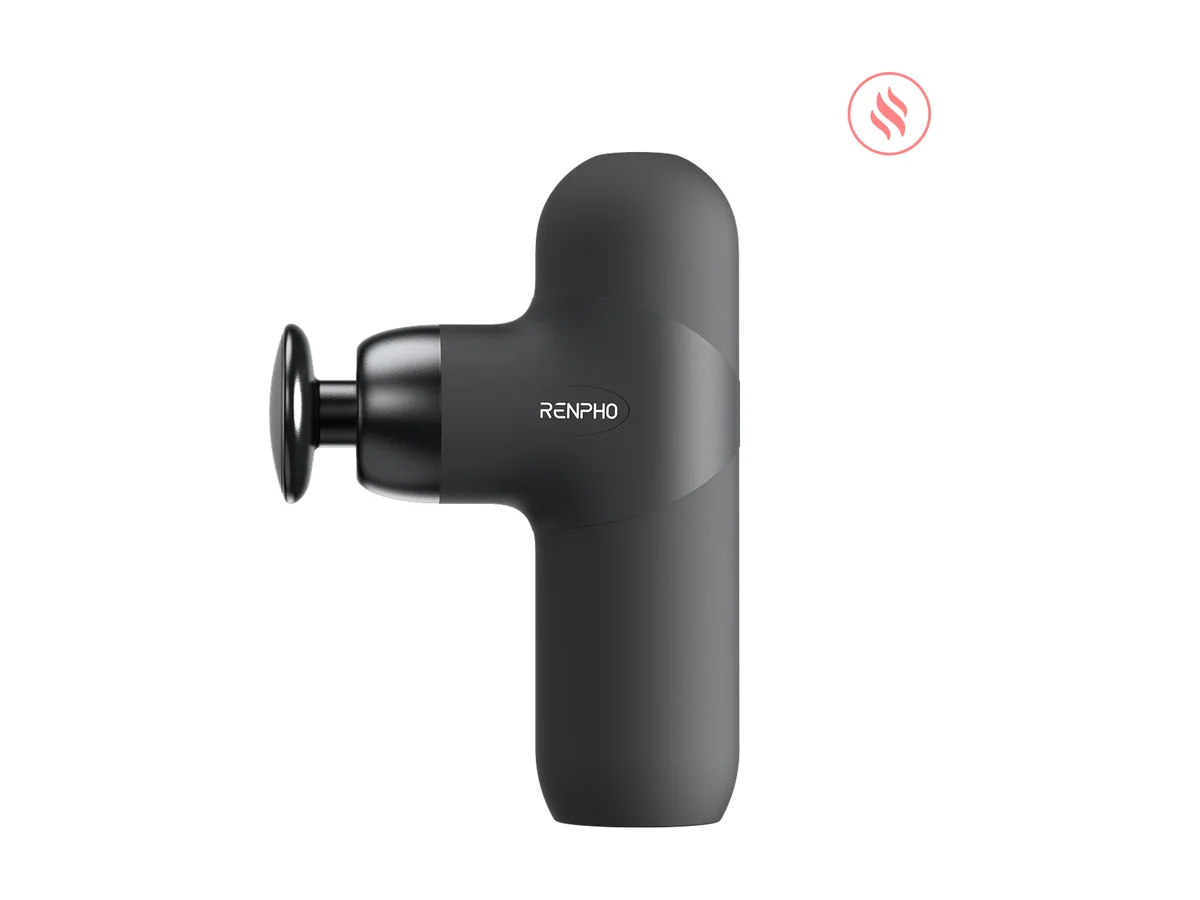 RENPHO Mini Thermal massagepistool in donkergrijs