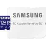 Samsung PRO Plus 128GB microSD-kaart met SD-adapter