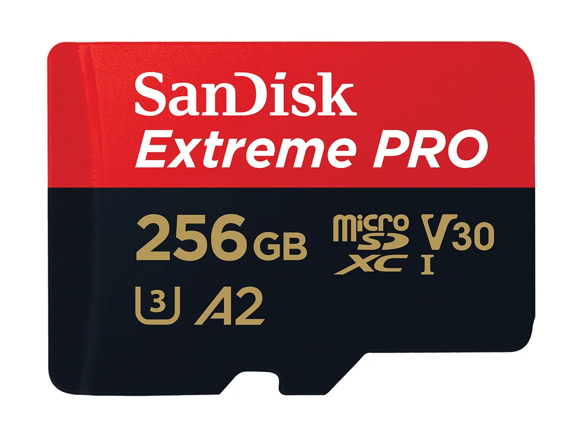 SanDisk Extreme PRO 256GB microSDXC-kaart