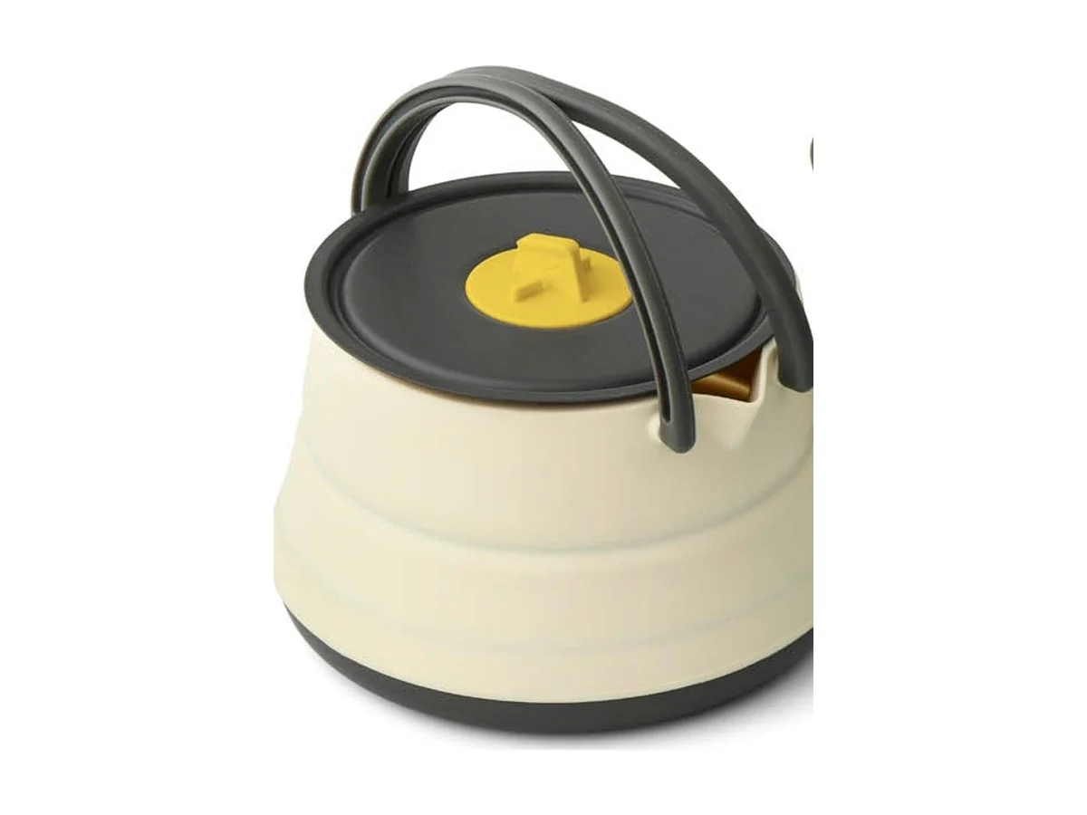 Tetera plegable Sea to Summit Frontier UL en color crema con tapa oscura