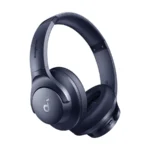 Soundcore Q20i over-ear noise cancelling headphones in dark blue