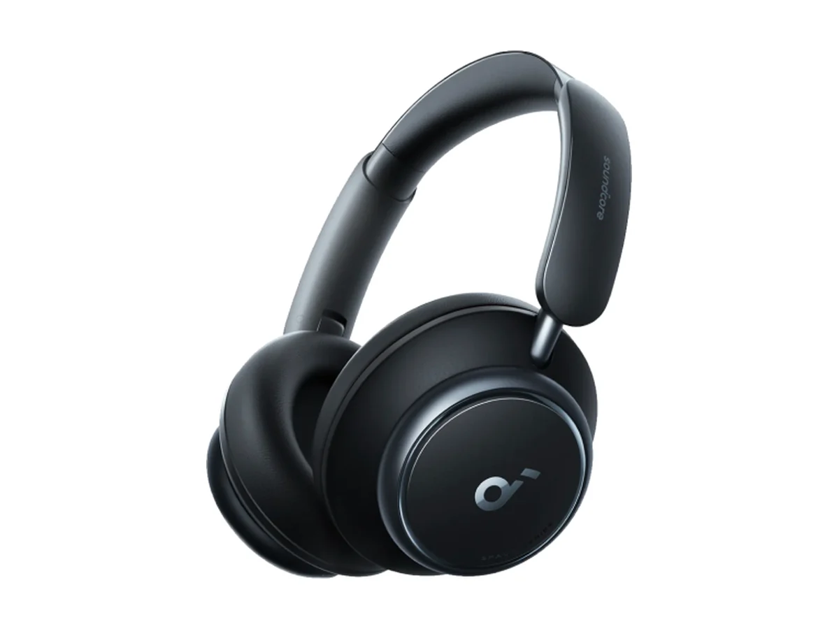 Soundcore Space Q45 over-ear noise cancelling headphones in black