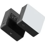 Ulanzi VL49 Pro mini-LED-lamp met display, twee aanzichten